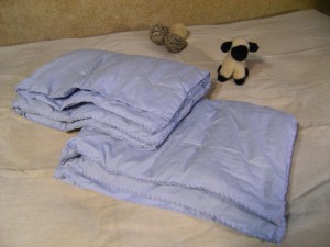 2 Couettes Bébé 80 x 120 légères