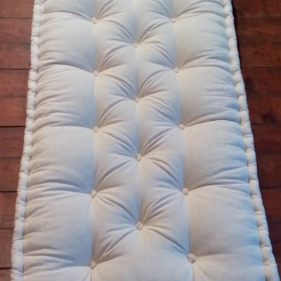 Matelas Tradition Bébé 60 x 120 : 4 kg de laine cardée