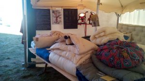 Stand Journées de la laine 2017 à Montbrun